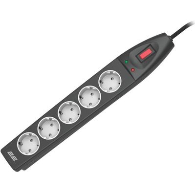 Мережевий фільтр живлення 2E 2E-SP515M5BK 5m (2E-SP515M5BK)