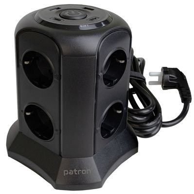 Мережевий фільтр живлення Patron SP-1683-USBT (EXT-PN-SP-1683-USBT)