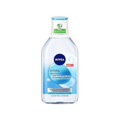 Міцелярна вода Nivea Hydra Skin Effect з Гіалуроновою кислотою 400 мл (4005900940315)