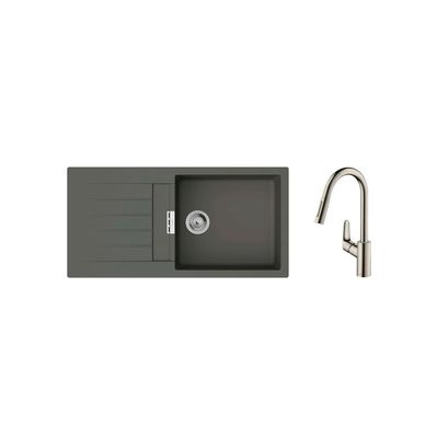 Мийка кухонна Hansgrohe S520-F480 + зміш. Focus M41 (43358800)