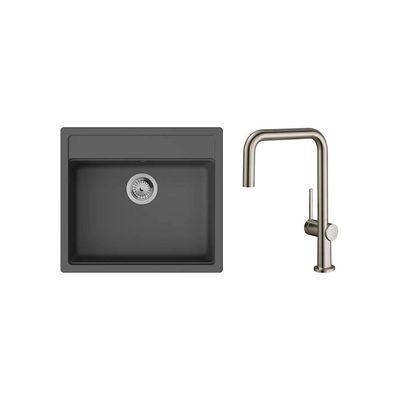 Мийка кухонна Hansgrohe S520-F510 + зміш. Talis M54 (43359800)