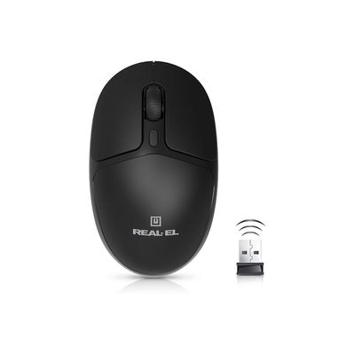 Мишка REAL-EL RM-335W Wireless Black (EL123200055)