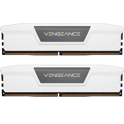 Модуль пам'яті для комп'ютера DDR5 32GB (2x16GB) 6000 MHz Vengeance White Corsair (CMK32GX5M2E6000Z36W)
