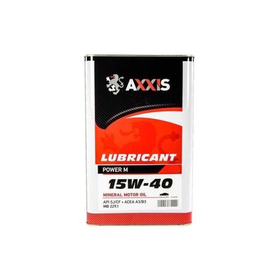 Моторна олива AXXIS 15w-40 Power M 5л (ax-571)