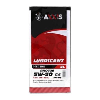 Моторна олива AXXIS 5W-30 С4 RN0720 4л (AX-2189)