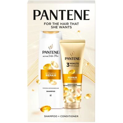 Набір косметики Pantene Pro-V Інтенсивне відновлення Шампунь 400 мл + Бальзам-ополіскувач 220 мл (8006530042369)