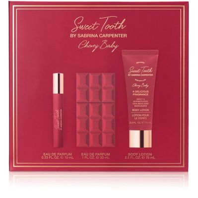 Набір косметики Sabrina Carpenter Cherry Baby Парфумована вода 30 мл + Мініатюра 10 мл + Лосьйон для тіла 75 мл (810023679806)