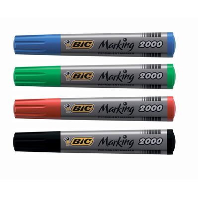 Набір маркерів Bic перманентних, 4 кольори (bc8209112)