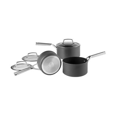 Набір посуду Ninja 3 предмети із нержавіючої сталі з кришками (C63000EU)