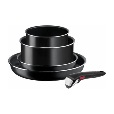 Набір посуду Tefal Ingenio Easy Cook & Clean, 5 предметів, чорний (L1539543)