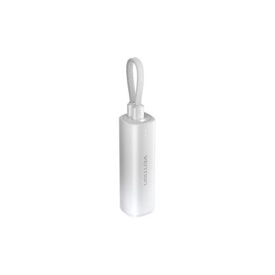 Батарея універсальна VENTION 5000mAh 20W PD, USB-C In/Out, Lightning In/Out, with cable, Gradient Gray (FHWM0)