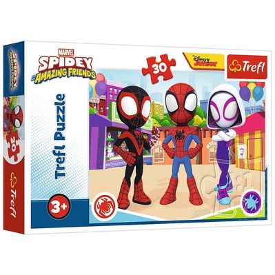 Пазл Trefl Spiderman Пригоди Спайді та друзів 30 елементів (5900511182859)