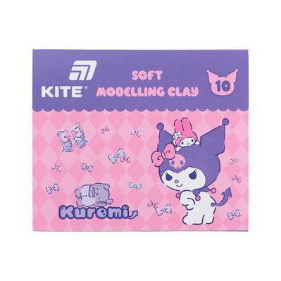 Пластилін Kite Kuromi восковий, 10 кольорів, 200 г (HK24-084)