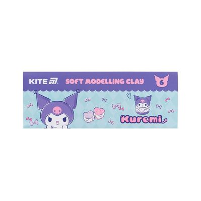 Пластилін Kite Kuromi восковий, 6 кольорів, 120 г (HK24-081)