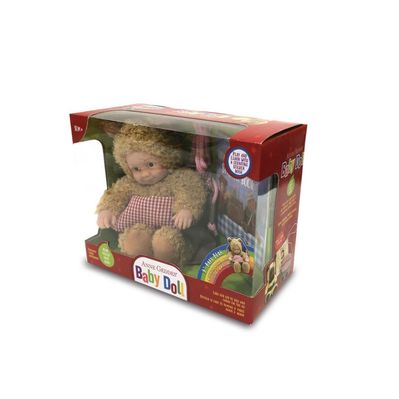 Пупс Anne Geddes набір Маленьке Ведмежатко з сумкою та стікерами 23 см (21071AG)