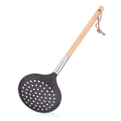 Шумовка Ardesto Midori, 36см, нейлон, дерево, нержавіюча сталь, чорний (AR1309BP)