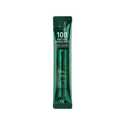 Сироватка для обличчя VT Cosmetics 100 Pro Cica Reedle Shot З мікроголками для чутливої шкіри 2 мл 10 шт (8803463007324)