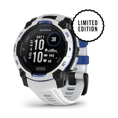 Смарт-годинник Garmin Instinct 3, 45mm, Solar, Whitestone with Whitestone Band, GPS смарт-годинник (010-02934-03)