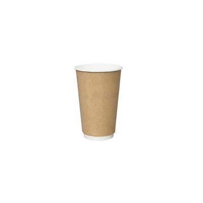 Стакани одноразові Ripple паперові 450 мл 20 шт. коричневі (450765)