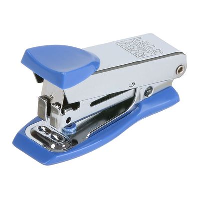 Степлер Buromax металевий МІНІ, 12 аркушів, (скоби №10), 61 х 34 х 25 мм, синій (BM.4151-02)