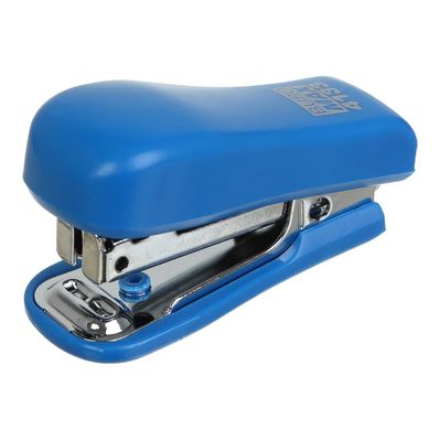 Степлер Buromax пластиковий МІНІ, 10 аркушів, (скоби №10), 58 х 22 х 32 мм, синій (BM.4133-02)