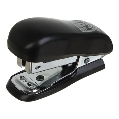 Степлер Buromax пластиковий МІНІ, 10 аркушів, (скоби №24; 26), 60 x 25 x 35 мм, чорний (BM.4216-01)