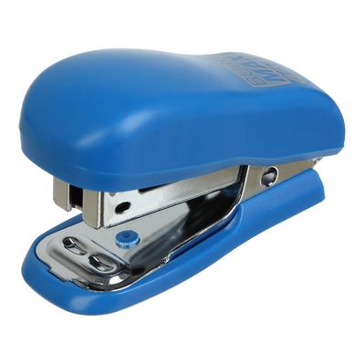 Степлер Buromax пластиковий МІНІ, 10 аркушів, (скоби №24; 26), 60 x 25 x 35 мм, синій (BM.4216-02)