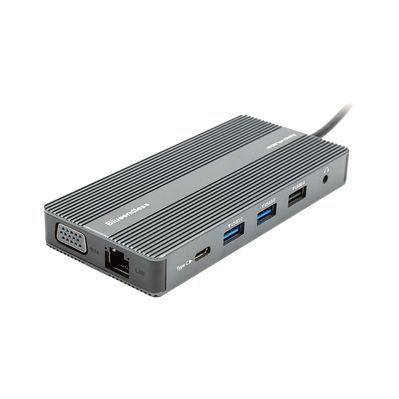 Концентратор Blueendless USB-C to 2xHDMI + VGA + LAN + 3xUSB 2.0 + SD/TF + USB-C PD100W + Aux (CA913886)