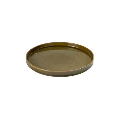 Тарілка By Bone серія "Helix Bamboo" кругла з бортом 90° 27 см (HL-BB-27-RD)