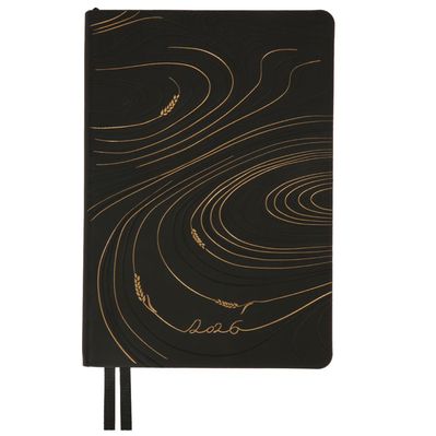 Тижневик Leo planner А5 датований 2026 "Enigma", м‘який, чорний, 368 сторінок (252700)