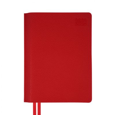 Тижневик Leo planner А5 датований 2026 "Vitto", м‘який, червоний, 368 сторінок (252643)