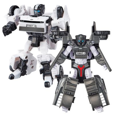 Трансформер Tobot міні S5 ТОБОТ X білий + ТОБОТ Y сірий (301166)