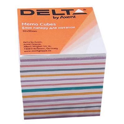 Папір для нотаток Delta by Axent "MIX" 90Х90Х80мм, unglued (D8015)