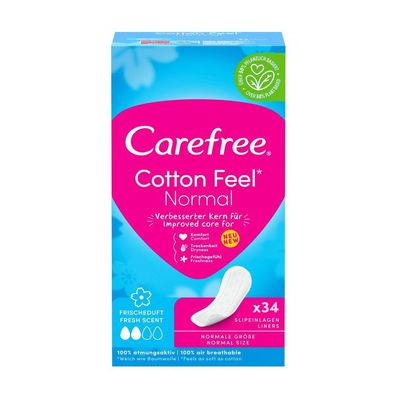 Щоденні прокладки Carefree Cotton Fresh 34 шт. (3574661064307/3574661565071)