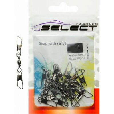 Вертлюг Select с застежкой Select SF002 size 6, 9 шт. (1870.20.91)