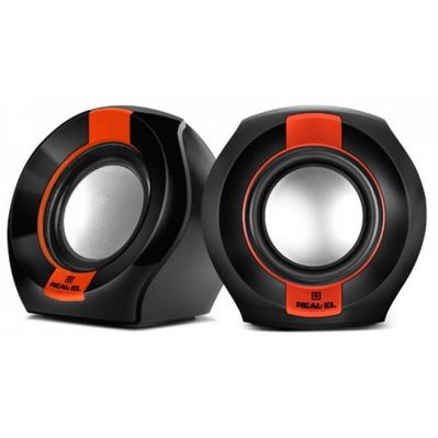 Акустична система REAL-EL S-50 black-red