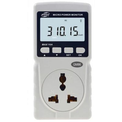 Ватметр Benetech побутовий 10A (GM86)