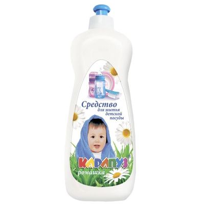Засіб для ручного миття посуду Карапуз Ромашка 500 мл (4820049380927)