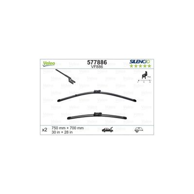 Щітка склоочисника Valeo 577886