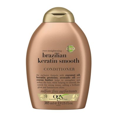 Кондиціонер для волосся OGX Brazilian Keratin Smooth для зміцнення волосся 385 мл (0022796976024)