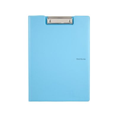 Клипборд-папка Axent Pastelini з металевим кліпом А4 вініл Блакитна (2514-22-A)