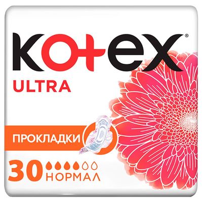 Гігієнічні прокладки Kotex Ultra Normal 30 шт. (5029053569093)
