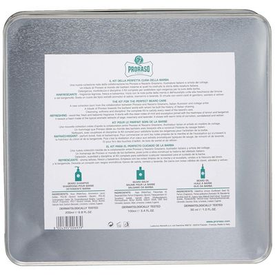 Набор косметики Proraso Refresh для ухода за бородой (8004395006939)