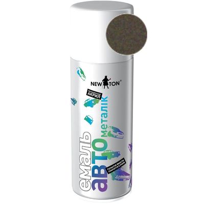 Аерозольна фарба для автомобіля New Ton 626 мет. мокрий асфальт 400 мл (000000549)