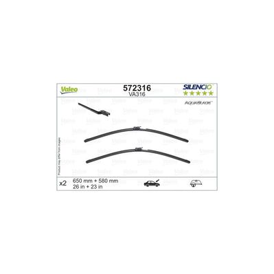 Щітка склоочисника Valeo 572316