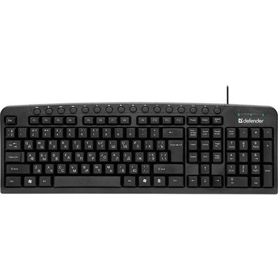 Клавіатура Defender Focus HB-470 UKR USB Black (45471)