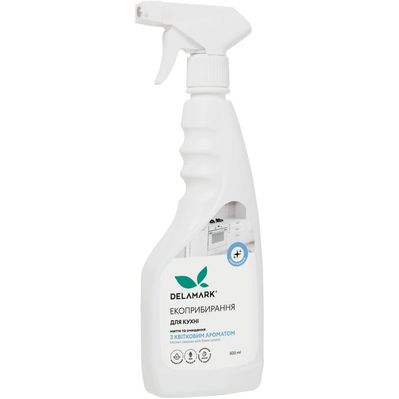 Спрей для чищення кухні DeLaMark з квітковим ароматом 500 мл (4820152331878)