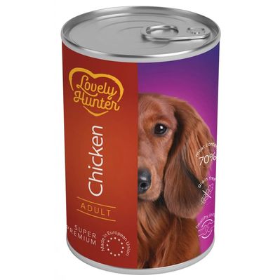 Консерви для собак Lovely Hunter Adult Chicken 400 г (LHU45622)
