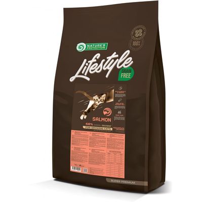 Сухий корм для кішок Nature's Protection Lifestyle Grain Free Salmon Kitten 7 кг (NPLS45954)