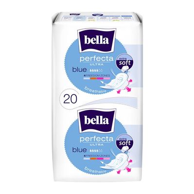 Гігієнічні прокладки Bella Perfecta Blue Soft Ultra 20 шт. (5900516305888/5900516305253)